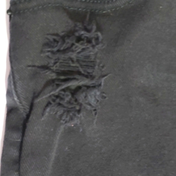 BDG Dree Shorts High Rise Cheeky Distressed Black Size 25 - Picture 16 of 16